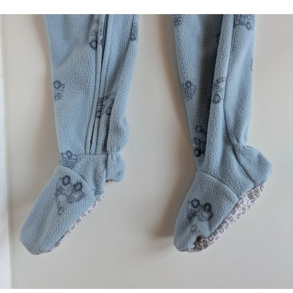 Carters Toddler Boys 2T 2A Fleece Footed Pajamas Sleepers Construction
